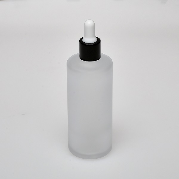 Download Bulkperfumebottles Com 4 Oz 120ml Frosted Cylinder Glass Bottle With Black Serum Dropper