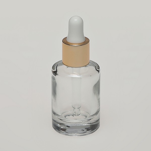 Clear Glass Cylindrical Fragrance Bottles