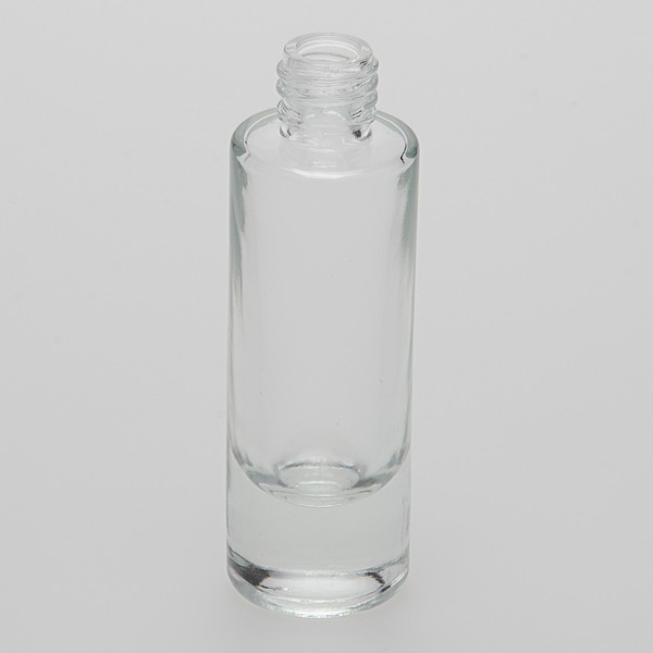 Transparent 1 Litre Glass Oil Bottle, Round
