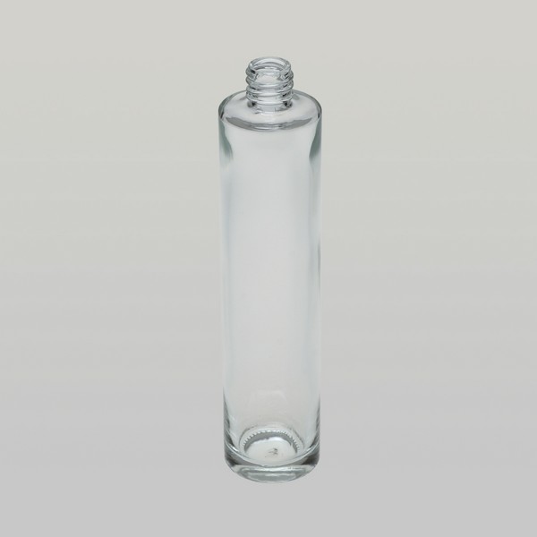 100ml 3.3oz Thick Glass Spray Tall Perfume Bottles Silver Atomizers 1