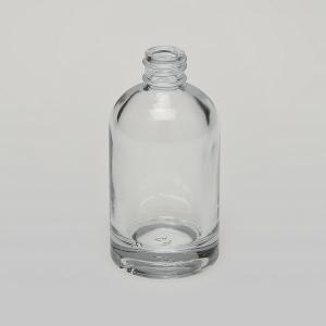 BulkPerfumeBottles.com| 1.7 oz (50ml) Barrel-Style Clear Glass Bottle ...