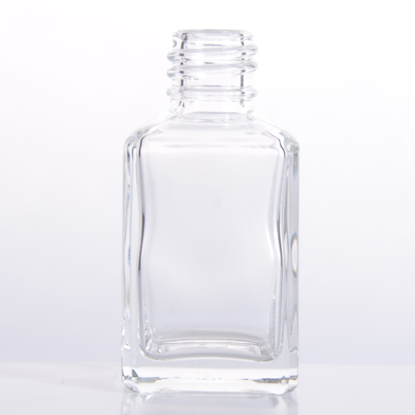 1 Oz 30ml Short Square Clear Glass Bottle With Serum Droppers