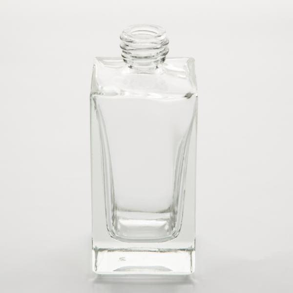 BulkPerfumeBottles.com| 1.7 oz (50ml) Square Clear Glass Bottle with ...