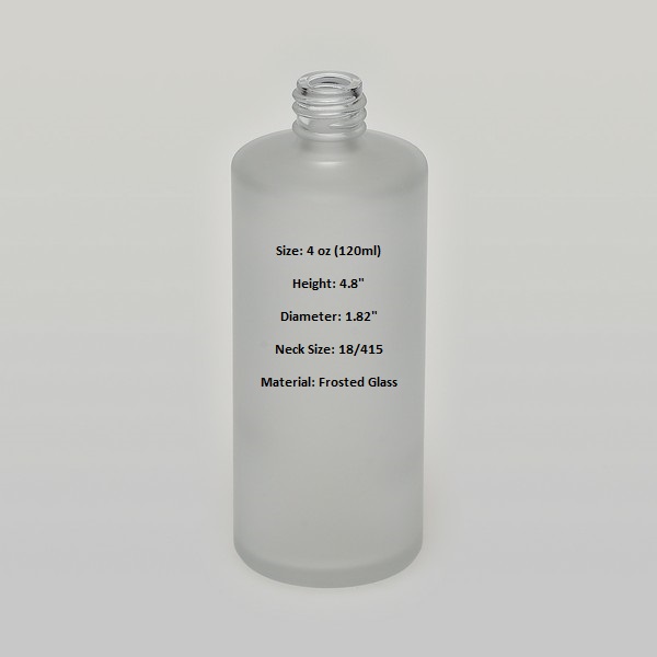 420ml cylinder frosted portable wide mouth