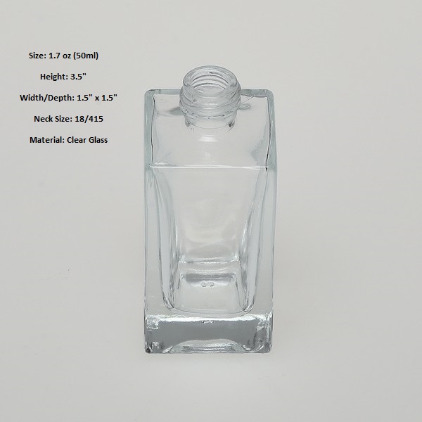Clear AOS Glass Personal Fragrance Bottle