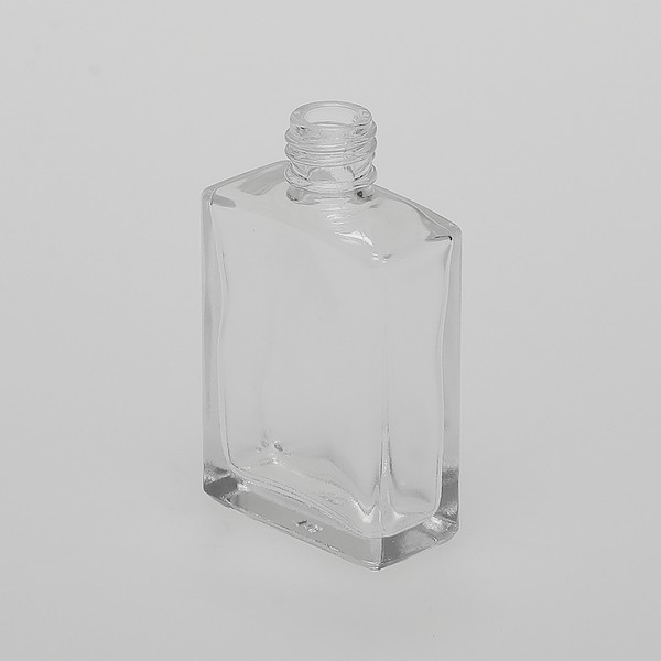 Flat Square Glass Perfume Bottle with Spray Cap Box Rectangular