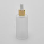 2 oz (60ml) Frosted Cylinder Glass Bottle with Serum Droppers