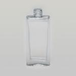 1.8 oz (55ml) Tall Elegant Square Clear Glass Bottle with Heavy Base Bottom