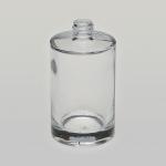 3.4 oz (100ml) Super Deluxe Round Clear Glass Bottle (Heavy Base Bottom)