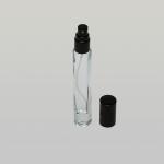 1/3 oz (10ml) Deluxe Round Clear Glass Bottle (Super Heavy Base Bottom) with Fine Mist Short Spray Pumps