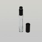 1/3 oz (10ml) Deluxe Round Clear Glass Bottle (Super Heavy Base Bottom) with Fine Mist Tall Spray Pumps