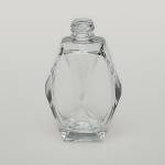 2 oz (60ml) Diamond-Cut Clear Glass Bottle